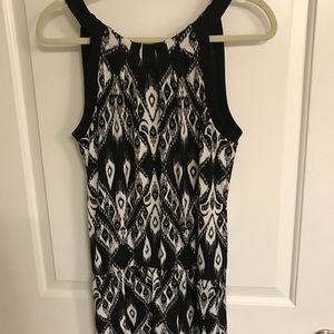 WHBM black and white tunic size small